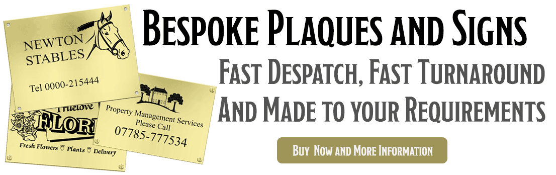 Bespoke Plaques and Signs