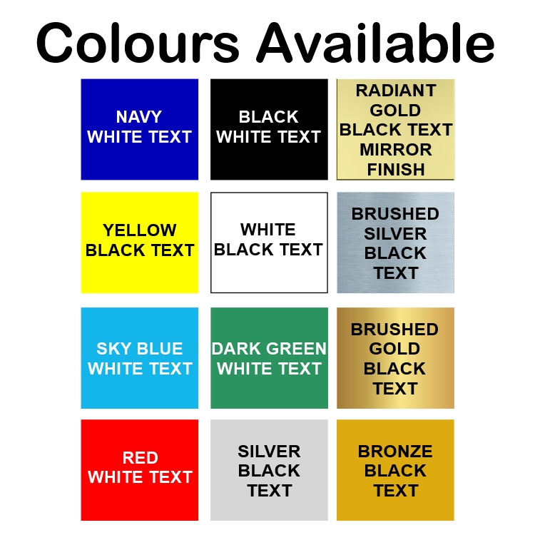 Plastic Signs, Acrylic Signs, Engraved Signs, Memorial Plaques